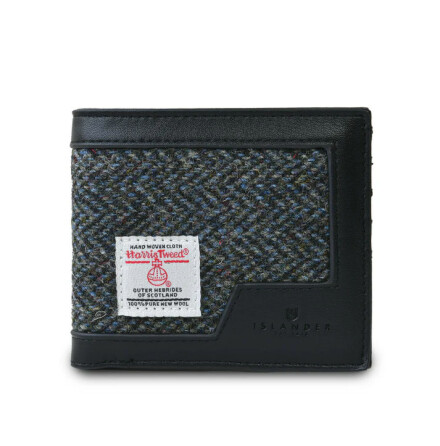 Plnbok Herr i Harris Tweed - Black &amp; Grey Herringbone