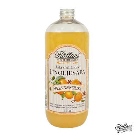 Linoljespa Apelsin &amp; Nejlika 1 liter