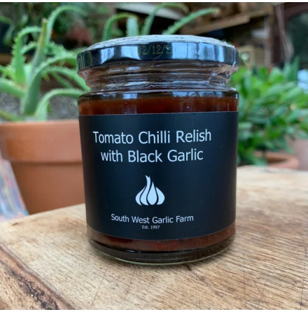 Tomat &amp; Chili relish med Svart Vitlk |200 g