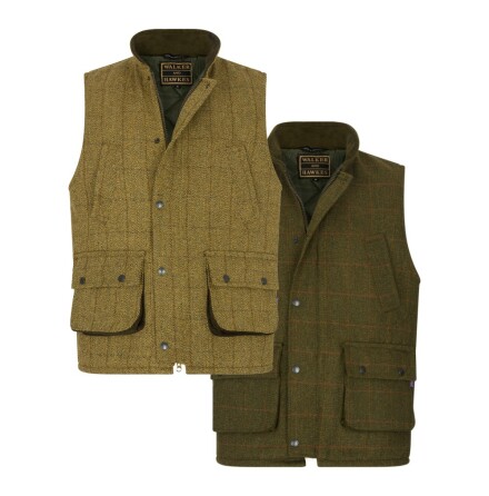 Barrington Shooting Gilet i Derby Tweed