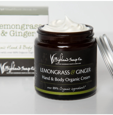 Lemongrass &amp; Ginger - Ekologisk Hand &amp; Body Cream 120ml