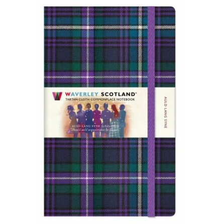 Tartan Cloth Notebook Large: Auld Lang Syne