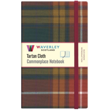 Tartan Cloth Notebook Large: Buchanan Reprod.