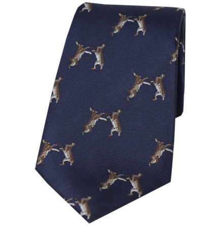 Boxing Hares Navy - Slips, Silke