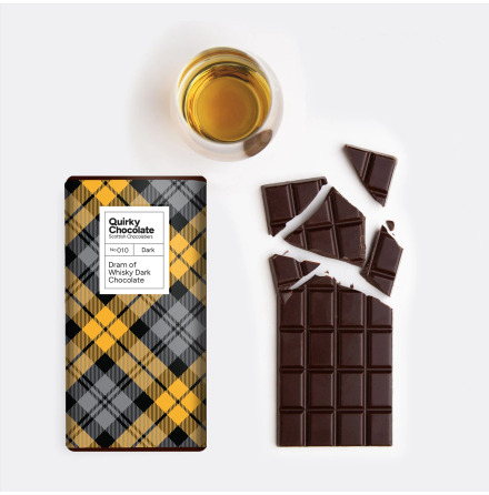 Scottish Whisky Dark Chocolate - Tartan