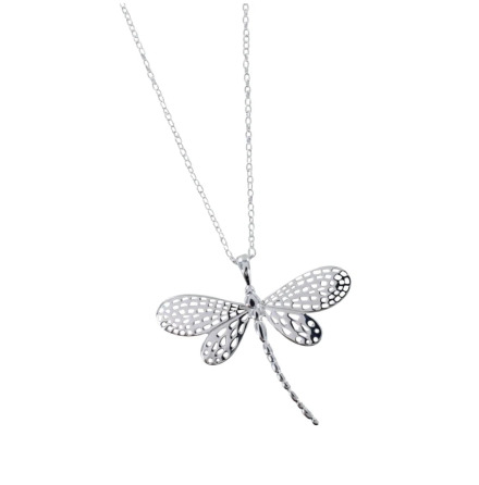 Halsband - Dragonfly Silver