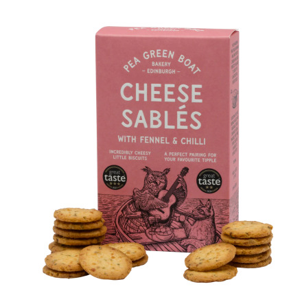 Cheese Sabl�s Fennel &amp; Chilli - 80g