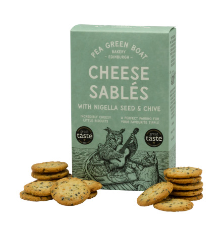 Cheese Sabl�s Nigella Seed &amp; Chive- 80g