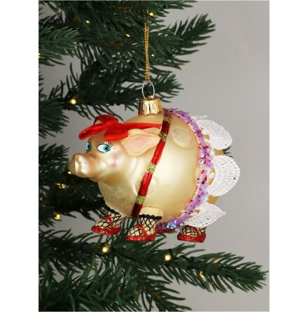 Dressed Pig - Julgransdekoration
