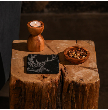 Stag Coaster - glasunderl�gg i skiffer