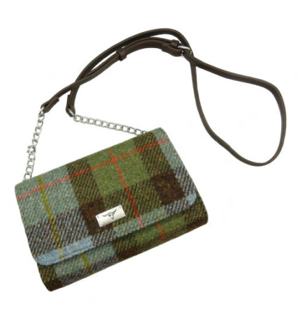 Shoulder Bag "Strathy" i Harris Tweed - MacLeod Tartan