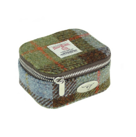 Smyckesskrin "Shuna" i Harris Tweed - MacLeod Tartan