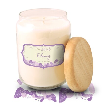Celtic Candles Wood Top Pop - Relaxing