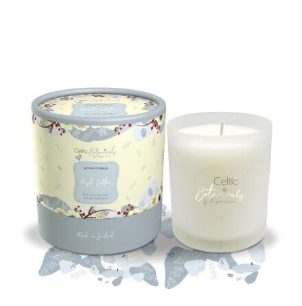 Celtic Candles Tumbler 27cl - Fresh Cotton