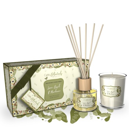 Celtic Candles Mini Gift Box - Lime, Basil &amp; Mandarin