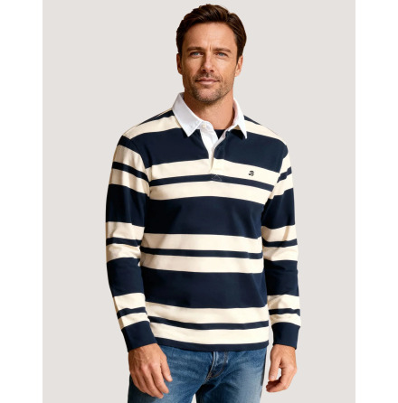Brian Oak London - Rugby Shirt Navy/Cream